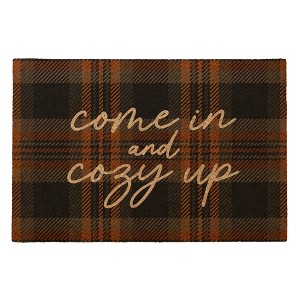 Personalization Mall Come in and Cozy Up 18x27 Synthetic Coir Doormat - 1 of 2