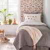 Box Stitch Microfiber Kids' Quilt - Pillowfort™ - 2 of 4