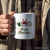 Buffalo Plaid Gunslinger Western Cowboy Style Christmas Mug (Non-Custom Only)| OrnamentallyYou - 3 of 4