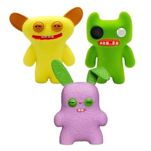 Zuru Fuggler 2.5 Inch Figure 3-Pack | Tan/Yellow, Pink, Green - 1 of 4