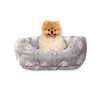 PetShop by Fringe Studio Geometric Round Cuddler Dog Bed - Gray - 3 of 4