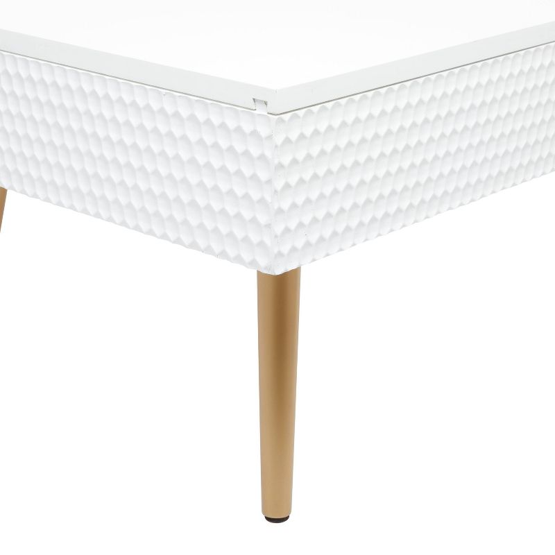 Contemporary Wood Coffee Table White - Olivia &#38; May, 4 of 30