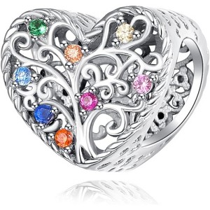 Sterling Silver Dangle Charm Beads for Women - DIY Pendants for Bracelets & Necklaces, Jewelry Gifts - 1 of 4