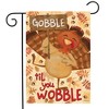 Briarwood Lane Garden Flag 12x18 For Outdoor Gobble Turkey Thanksgiving For Thanksgiving Garden Flag Flags For Outside - 2 of 4