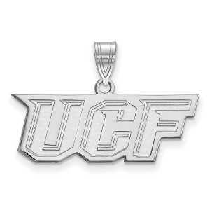 Black Bow Jewelry 14k White Gold Central Florida Knights NCAA Medium Pendant - 1 of 3