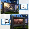 Tangkula 15 Ft Inflatable Movie Screen Outdoor Projector Screen w/ Air Blower Carry Bag - 4 of 4