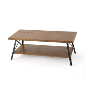 Camaran Industrial Coffee Table Natural - Christopher Knight Home