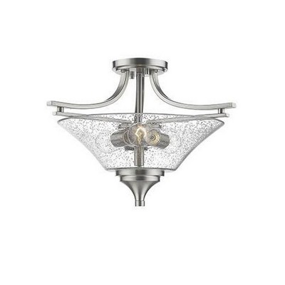 Millennium Lighting Natalie 3 - Light Flush Mount in  Satin Nickel