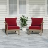 WestinTrends Avalon Outdoor Patio HDPE Sectional Sofa with Patio Cushions - 2 of 4