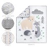 The Peanutshell 5-Piece Woodscape Baby Crib Bedding Set for Boys and Girls with Extra Sheet, Quilt and Blanket - 2 of 4