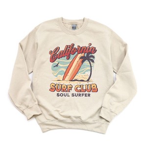 Simply Sage Market Women's Graphic Sweatshirt California Surf Club - 1 of 3
