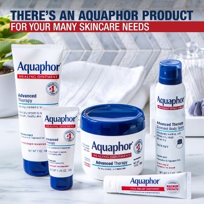 Aquaphor Healing Ointment Moisturizing Body Spray: Whole Body Skin Healing, Pain Relief Treatment, 3.7oz