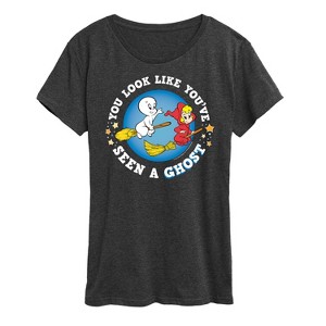 Women's - Casper - Wendy You Look Like You've Seen A Ghost Short Sleeve Graphic T-Shirt - 1 of 4