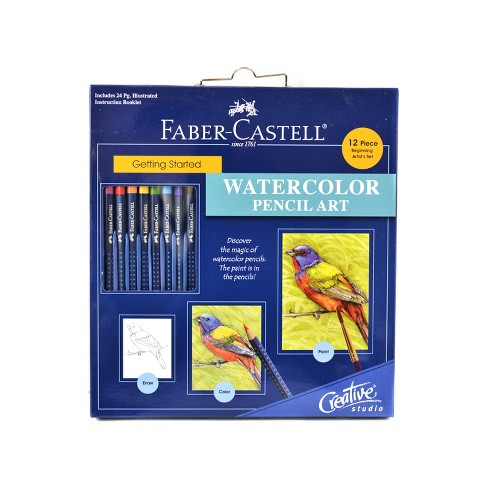Creative Studio Getting Started Watercolor Pencil Art Kit 12Ct - Faber-Castell : Target