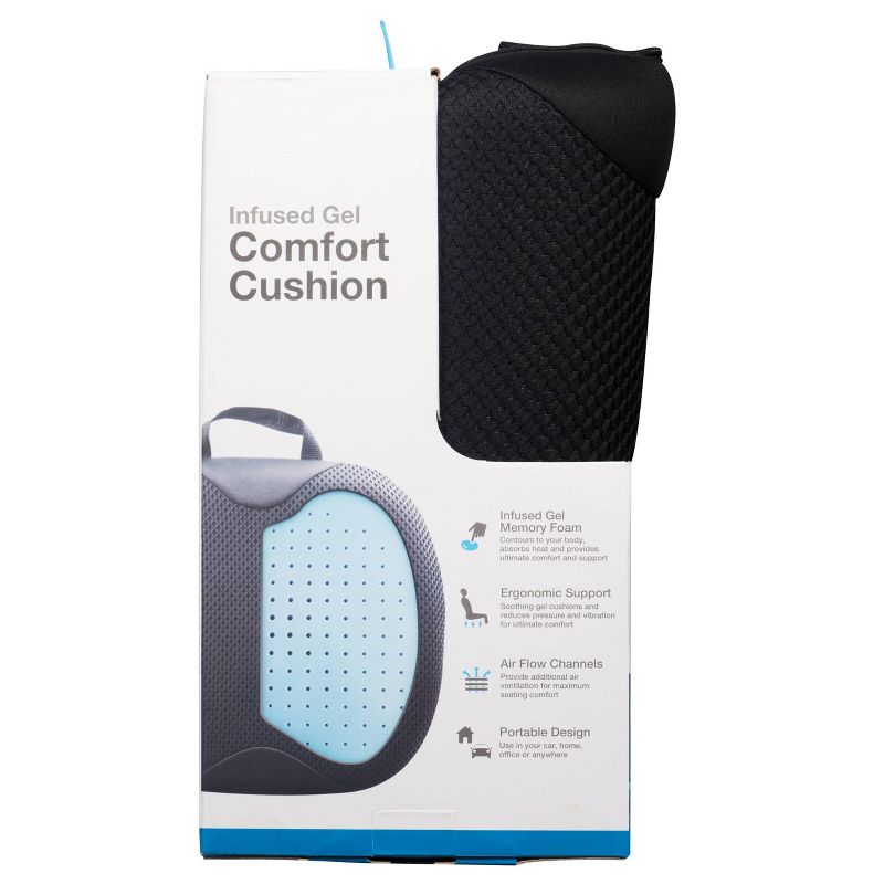 Type S Infused Gel Comfort Seat Cushion, 2 of 6