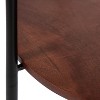 Kate and Laurel Ottelo Round Wood Side Table, 18x18x27, Brown - 4 of 4