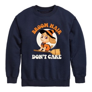 Boys' - Paw Patrol - Hair Don't Care Graphic Long Sleeve Fleece Sweatshirt - 1 of 4