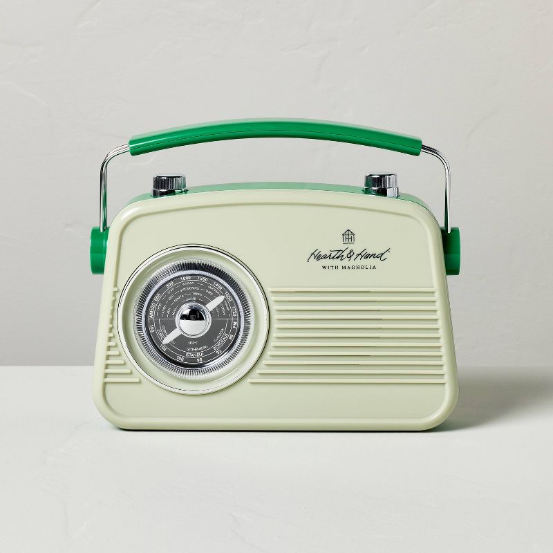 Retro Portable AM/FM Bluetooth Radio - Hearth & Hand™ with Magnolia, 1 of 9