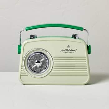 Retro Portable AM/FM Bluetooth Radio - Hearth & Hand™ with Magnolia