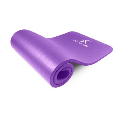 Extra Thick Yoga Mat - 0.5-inch-thick Non-slip Foam Workout Mat For  Fitness, Pilates, And Floor Exercises With Carrying Strap By Wakeman  (purple) : Target