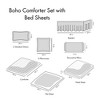 JUJABU Boho Comforter Set with Bed Sheets - 4 of 4