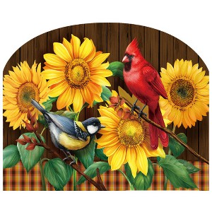 Briarwood Lane Fall Art Sign 8.25x10.25 Fall Birds and Sunflowers For Fall Art Sign - 1 of 4