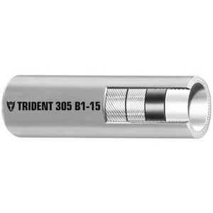 Trident Marine 5/16" X 50' Boxed Barrier Lined B1-15 EPA Compliant Outboard Fuel Line Hose - Gray - 1 of 1