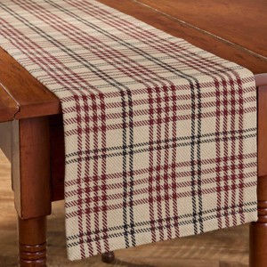 Park Designs Dorset Red Plaid Table Runner 13" x 54" - 1 of 4