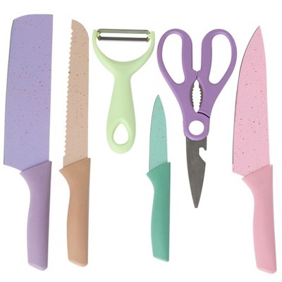 The Lakeside Collection 6-Pc. Multicolored Kitchen Tools Set