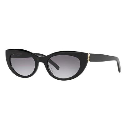Saint Laurent MONOGRAM SL M115S 002 Womens Cat-Eye Sunglasses Black 54mm