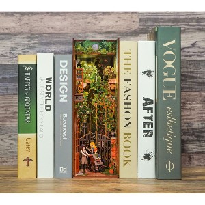 DIY 3D Book Nook Kit Secret Garden 80pcs - 1 of 4