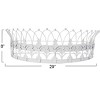 Storied Home Decorative Metal Curtain or Canopy Crown - 2 of 4