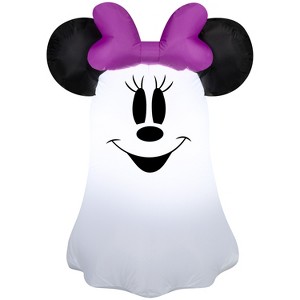Gemmy Airblown Inflatable Stylized Minnie Ghost Disney, 3.5 ft Tall, Multicolored - 1 of 4