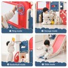 JUJABU 12-in-1 Toddler Playset – Indoor/Outdoor Swing, Slide, Climber, Basketball Hoop, Ages 1-3, Home Playground - 4 of 4
