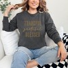 Simply Sage Market Women's Thankful Grateful Blessed Long Sleeve Garment Dyed Tee - 2 of 4