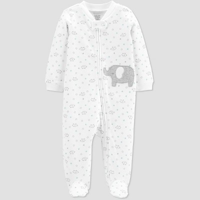 Image of Baby Elephant Interlock Sleep N' Play - Just One You® made by carter's Ivory Newborn