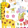 Slickblue Zoo Party Wall Art Stickers – Large & X-Large Vinyl Decals for Kids’ Rooms, Living Room, or Bedroom - 2 of 3