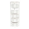 YIYIBYUS 5 Tiers Rotating Shelf Household Storage Rack with Wheels For Kitchen - 2 of 4