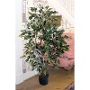 Artificial Silk Tree 4ft - Indoor Outdoor Decorative Tree with Realistic Foliage - 4 of 4