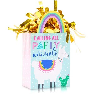 Blue Panda 6 Packs Llama Gift Bag Balloon Weights, Birthday Party Decorations, 6 oz - 1 of 4