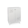 Vynxaria Modern Wood Base Shoe Cabinet, Elegant Design, Ample Storage, Natural Finish - 2 of 4