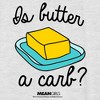 Women's Mean Girls Is Butter a Carb? Racerback Tank Top - 2 of 4