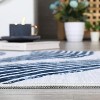 Modern Area Rug 5x7 Washable Rug Soft Faux Wool Throw Rugs Non Slip Low Pile Bedroom Rugs Non-Shedding Foldable Thin Accent Carpet, Grey - 4 of 4