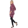 Women's Piper Stretchy Plaid Tunic with Pockets - White Mark - 3 of 3