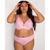Curvy Couture Womens Plus Size Shimmer High Cut Brief Panty - 3 of 4