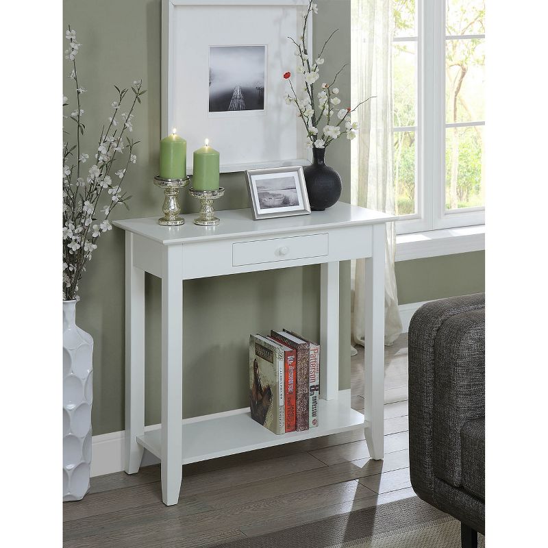 American Heritage Hall Table with Drawer Shelf - Breighton Home, 4 of 9