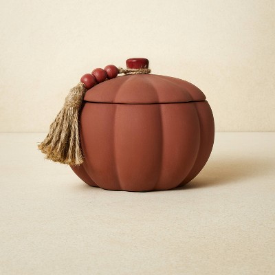 10oz Terracotta Pumpkin Red Candle - Opalhouse™ designed with Jungalow™