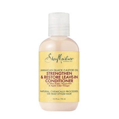 SheaMoisture Jamaican Black Castor Oil Strengthen & Growth Leave-In Conditioner Travel Size - 3.2 fl oz