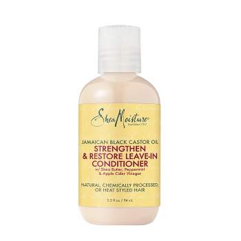 SheaMoisture Jamaican Black Castor Oil Strengthen & Growth Leave-In Conditioner Travel Size - 3.2 fl oz