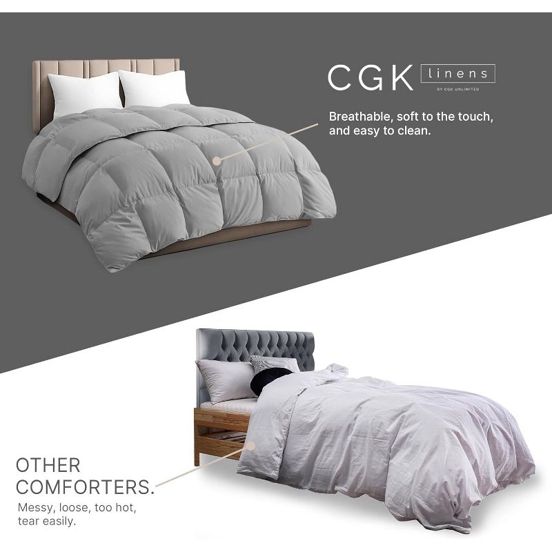 Goose Down Alternative Comforter - CGK Linens, 4 of 8